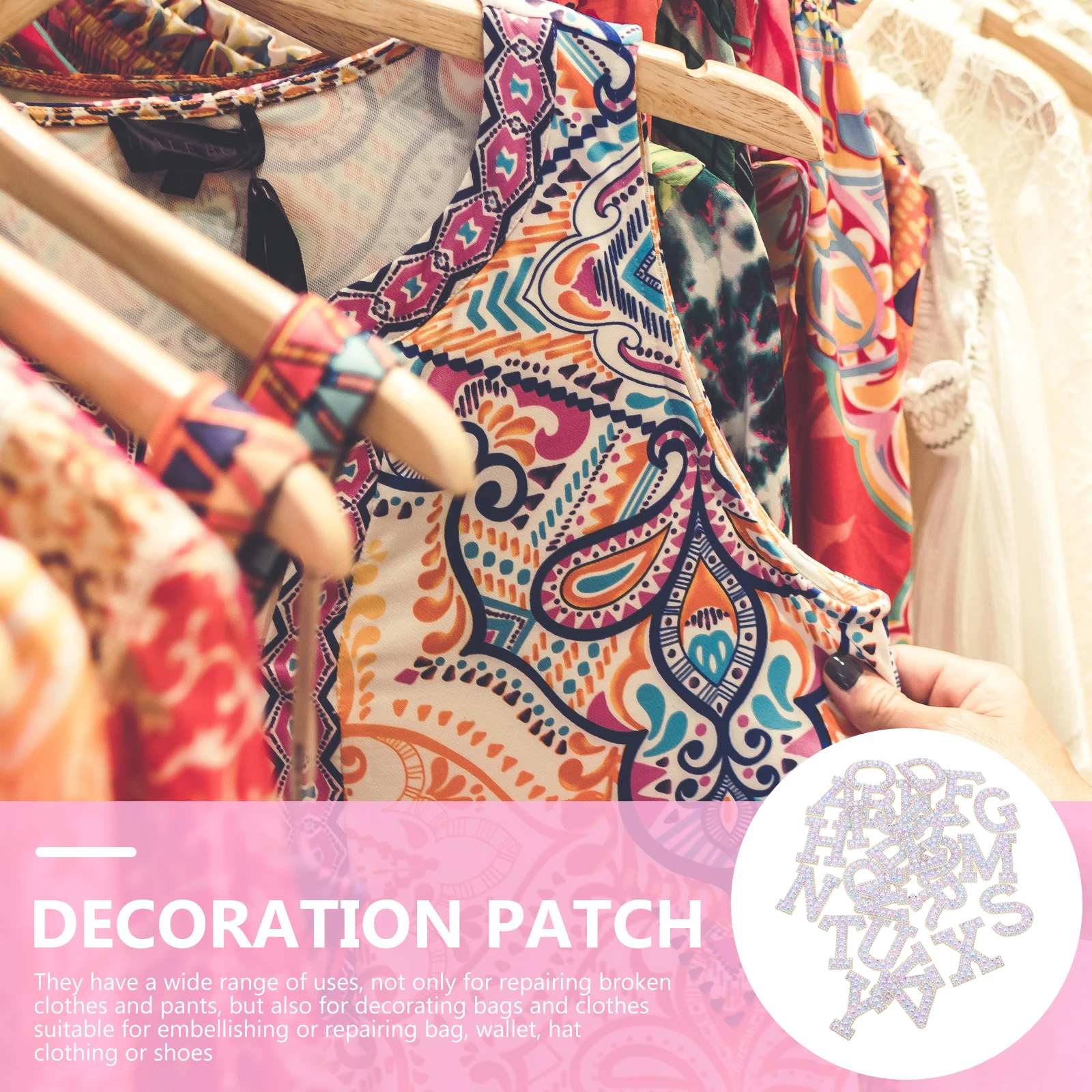

26 Pcs Pearl Cloth Sticker Shirt Decoration Clothing Applique Iron On Patches Sewing Decor Jeans Repair Embellishment