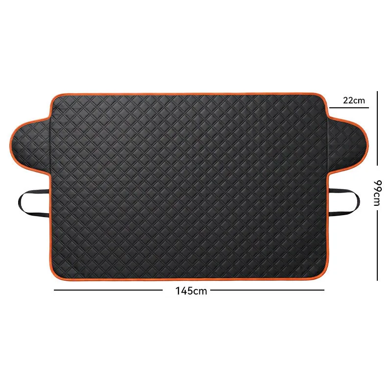 Auto-Windschutzscheiben-Schneeabdeckung, Winter-Wasserdichte Windschutzscheiben-Schneeschutz-Sonnenschutz-Abdeckung, Universal für SUV/Limousine – Detail 2