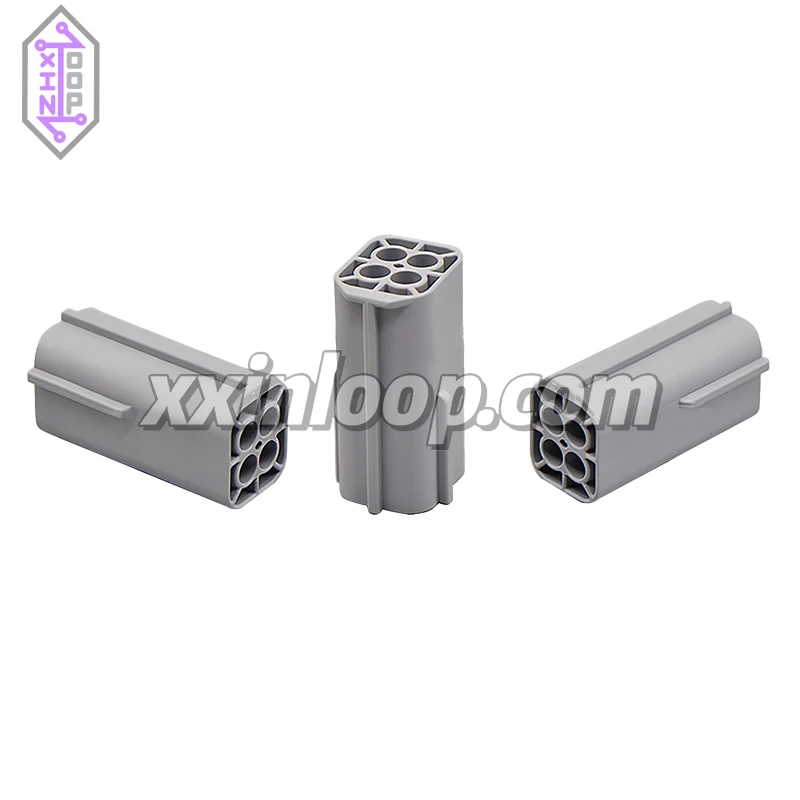 

174259‑1 4‑Position Econoseal J Mark II+ Sealed Wire‑to‑Wire Housing 4.8 mm Pitch Gray PBT