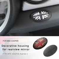 NIGHT JACK Car Glove Box Handle Decorative Storage Box PU leather Sticker For MINI COOPER R55 R56 R57 R58 R59 Car-Styling