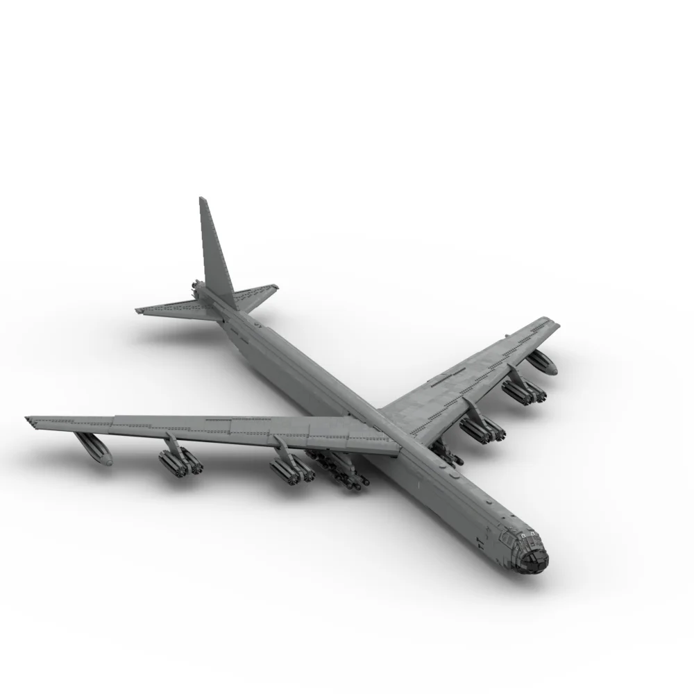 MOC UCS Military Series Air Force Boeing B-52F Strategic Bomber Building Block Toys Assemble Bricks Set Model for Kid Gift