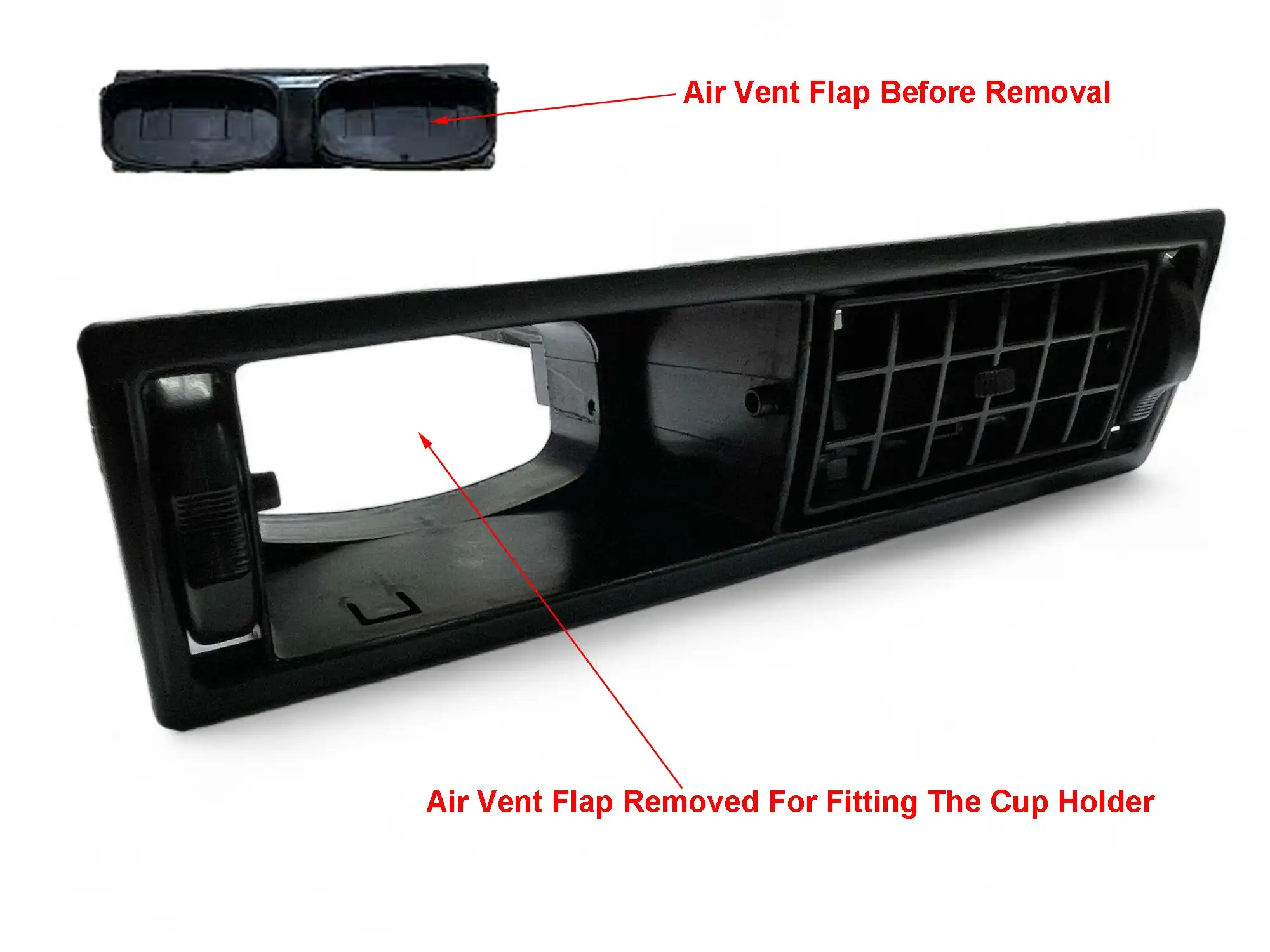 Air Vent Insert Cupholder Drink Holder For VW MK2 Golf Jetta 8V 16V GTI GLI (Priced for ONE cup holder)