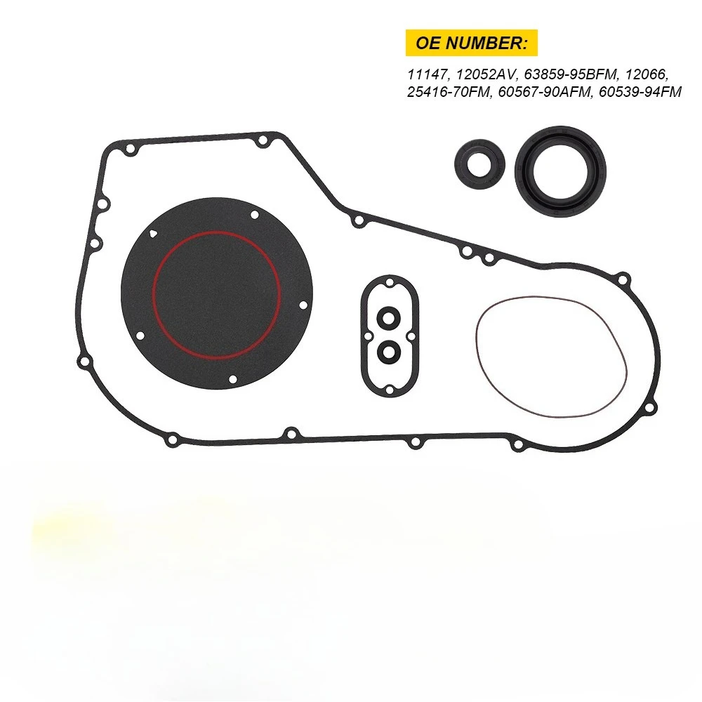 For 1999-2005 Harley Dyna Softail Models Primary Clutch Cover Gasket Seal Kit EA