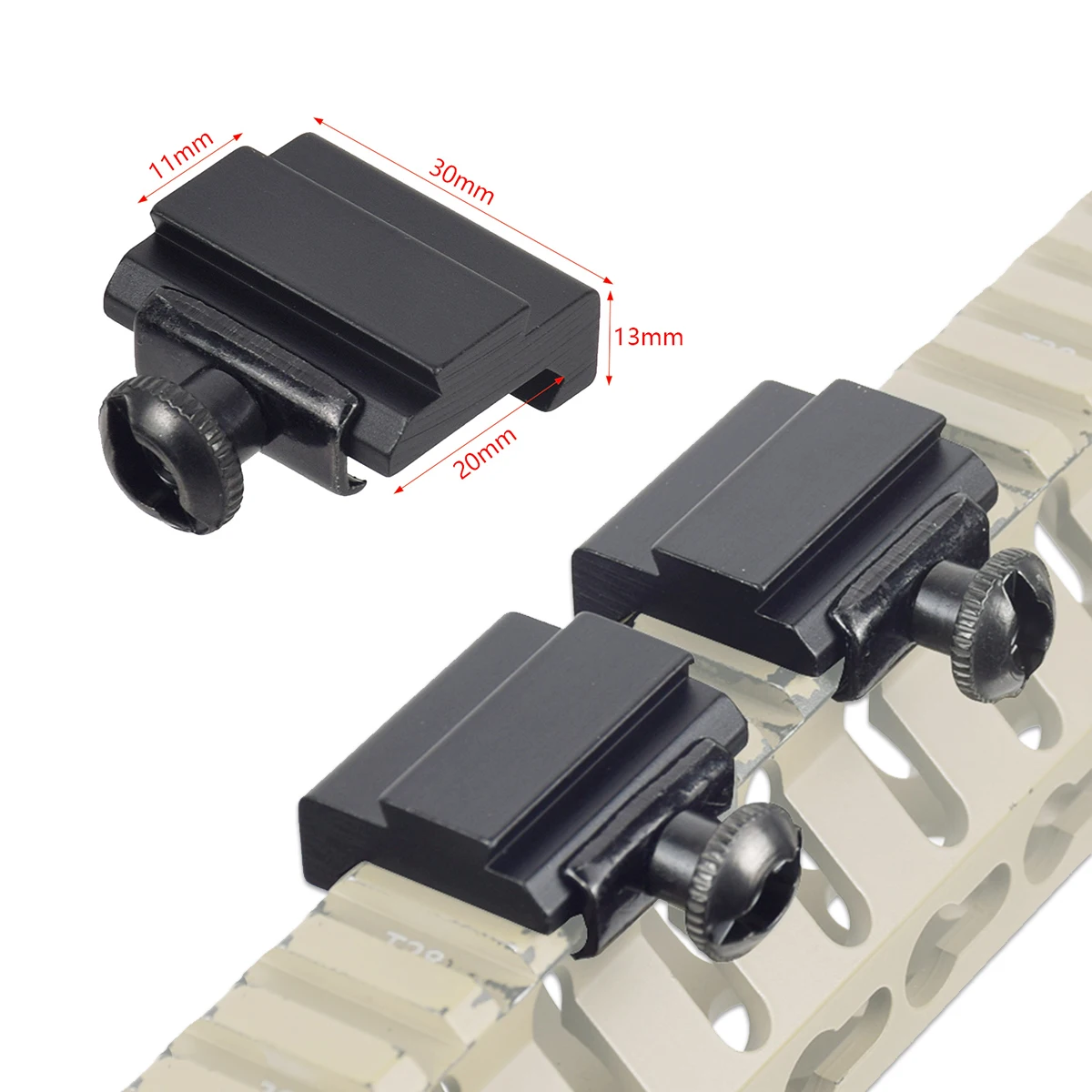 Metal Laser Scope Mount Converte Adapte for Flashlight/Sight Mounting Turn 20mm to 11mm Weaver Picatinny Pistol Base Accessories