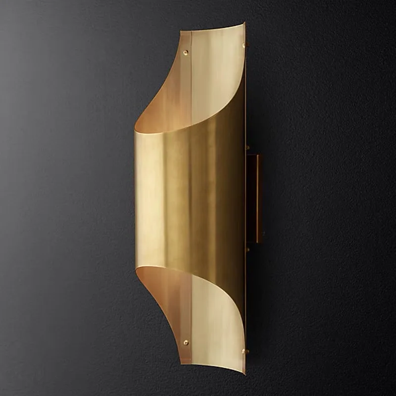 Fashion wall lamp American simple living room bedroom bedside aisle light luxury wall