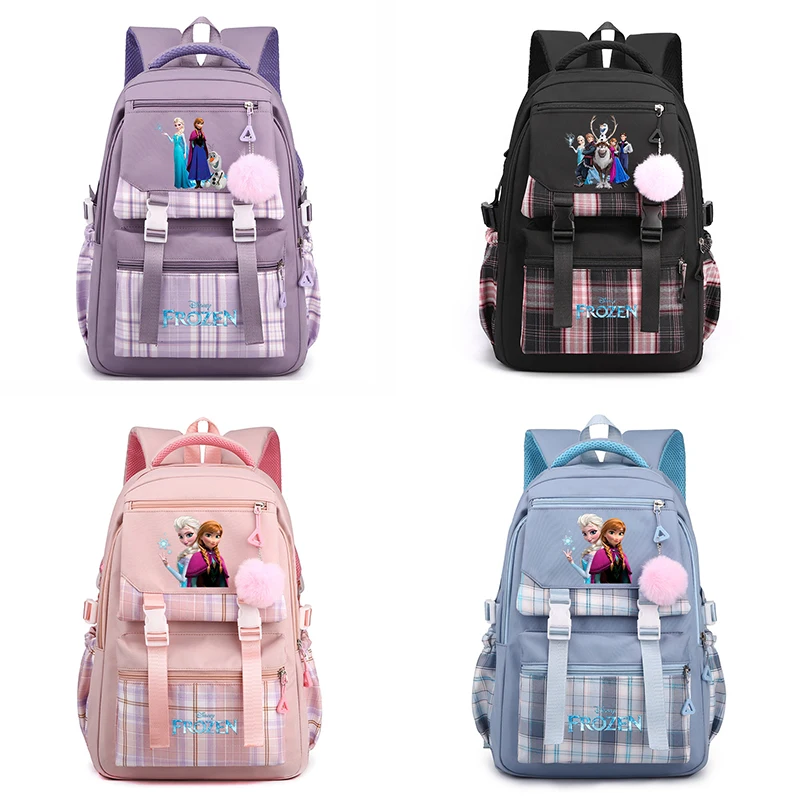 

Frozen Anna Elsa Women's men's Backpack Female bags Student Teenager Knapsack Schoolbag Rucksack Travel Backpack