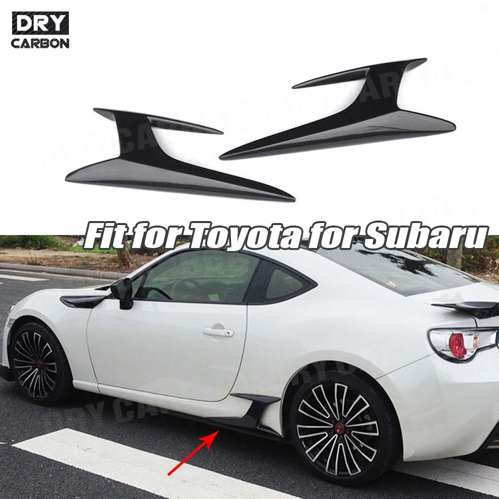 

Carbon fiber Side Skirts Splitters Canards For Toyota GT86 For Subaru BRZ 2014-2016 FRP Auto Car Decoration