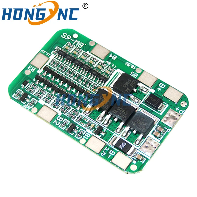 6S 15A 24V PCB BMS Protection Board For 6 Pack 18650 Li-ion Lithium Battery Cell Module