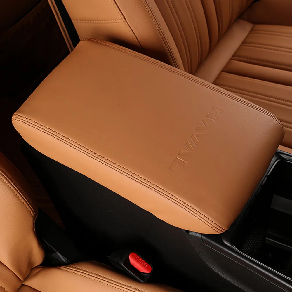 Handrail Box Leather Cover For GWM Haval H5 2023-2025 Modification Product Original Car Color Protective Cover Wear Resistant