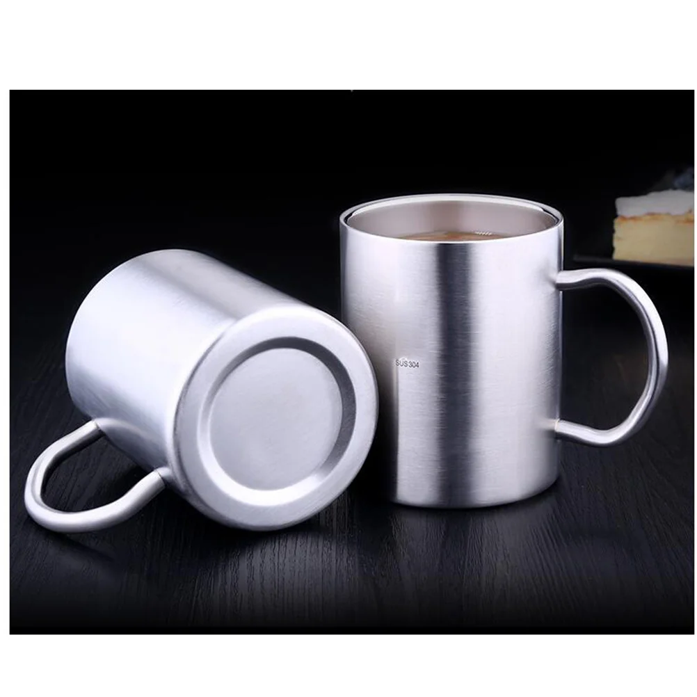 

1Pcs Stainless Steel Beer Mug Large Smooth Cup for Home Hotel Water Coffee Juice Soda Water Cup Beer Mug