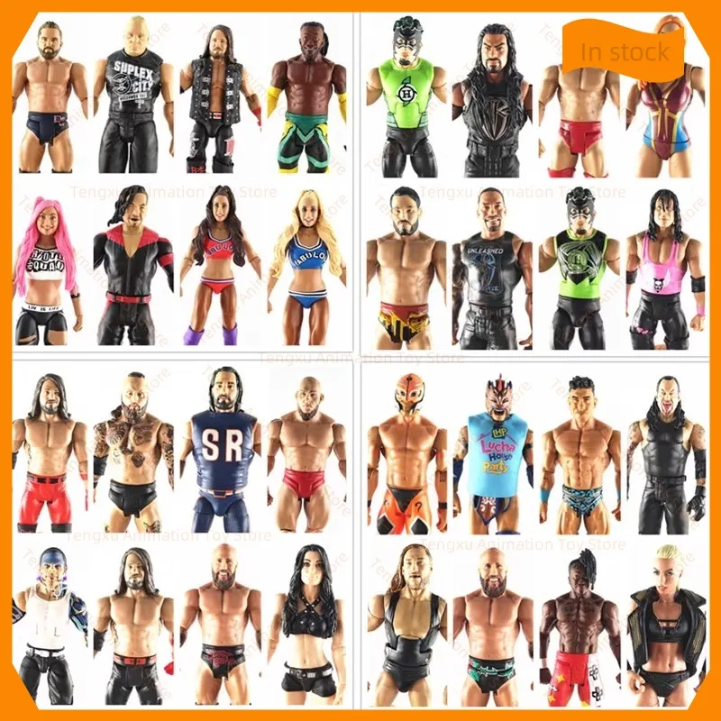 WWE Mattel Genuine Bulk Wrestler Wrestler 7-inch Movable Doll Doll Hand Model