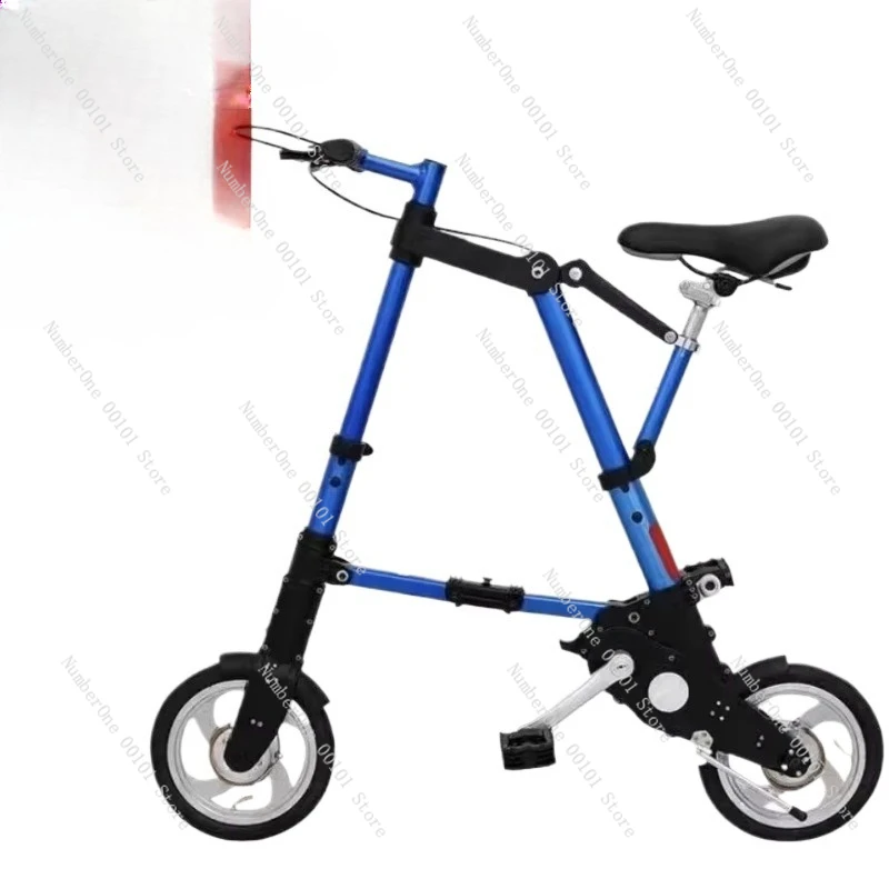 

Portable Folding Bike 10 Inch 8 Inch Mini Compact Bicycle Lightweight Easy Carry for Adults Commuting Travel