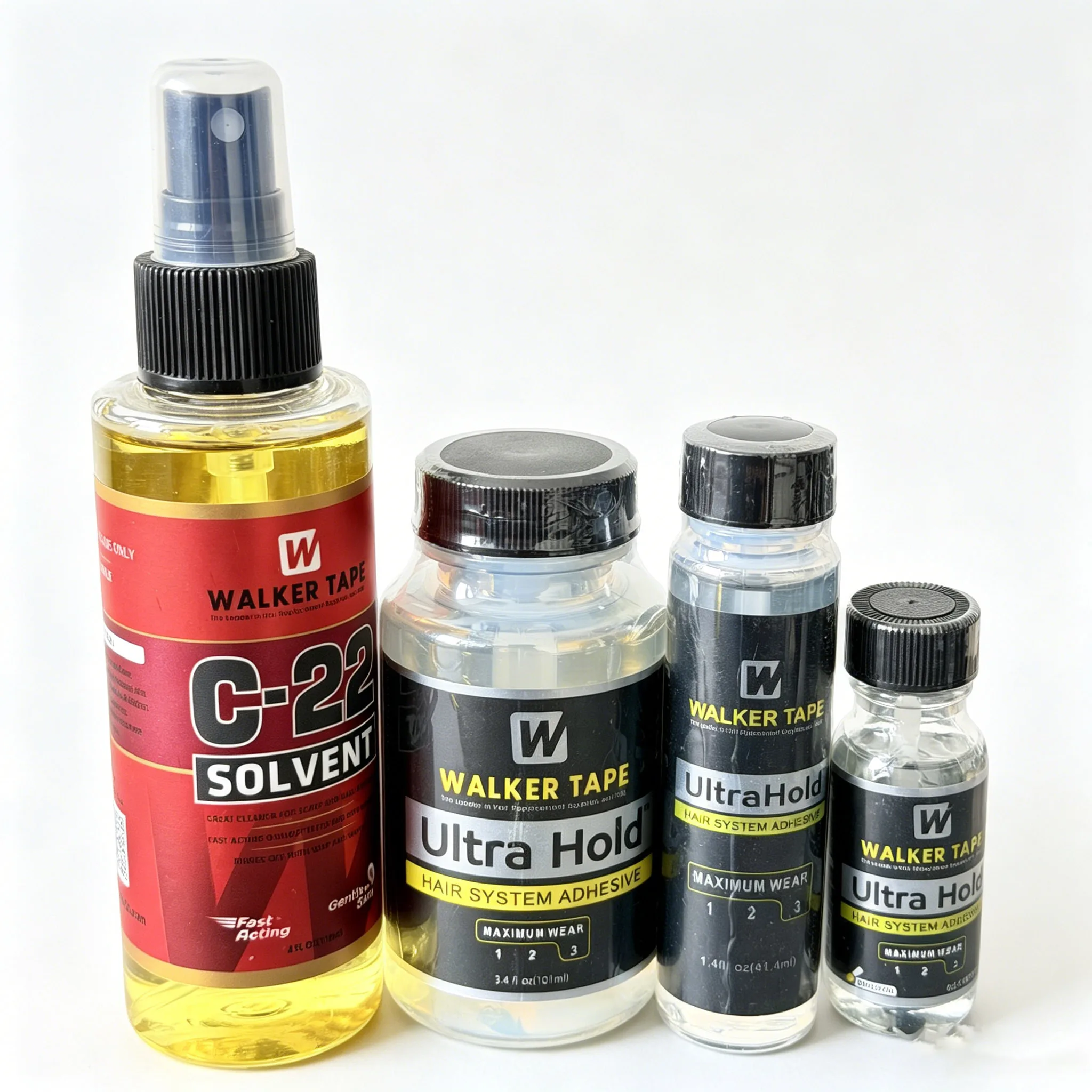 3.4/1.4/0.5OZ Ultra Hold Brush-on Liquid Bond Hair System Adhesive Silicone Glue For Lace Wig/Toupee/Closure/Beard