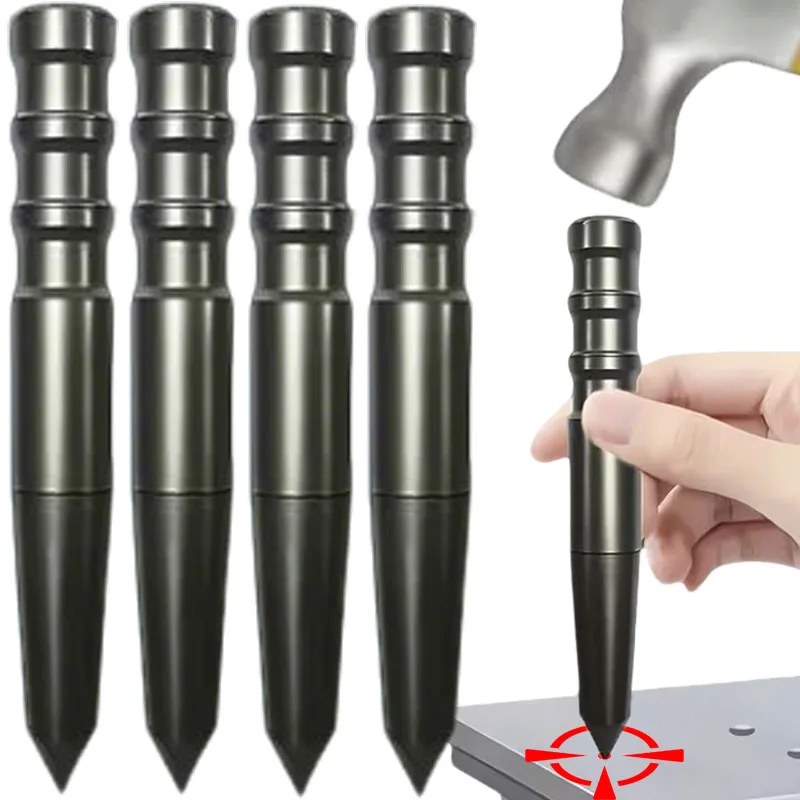 

5/1PCS Center Punch Locator Window Breaker Woodworking Punch Carbon Steel Drill Tool Automatic Punch Tools for Glass Metal Wood