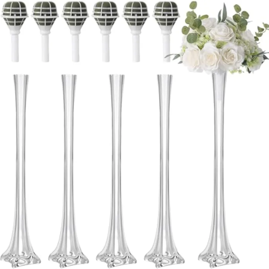 Eiffel Tower Glass Vases for Wedding Decor