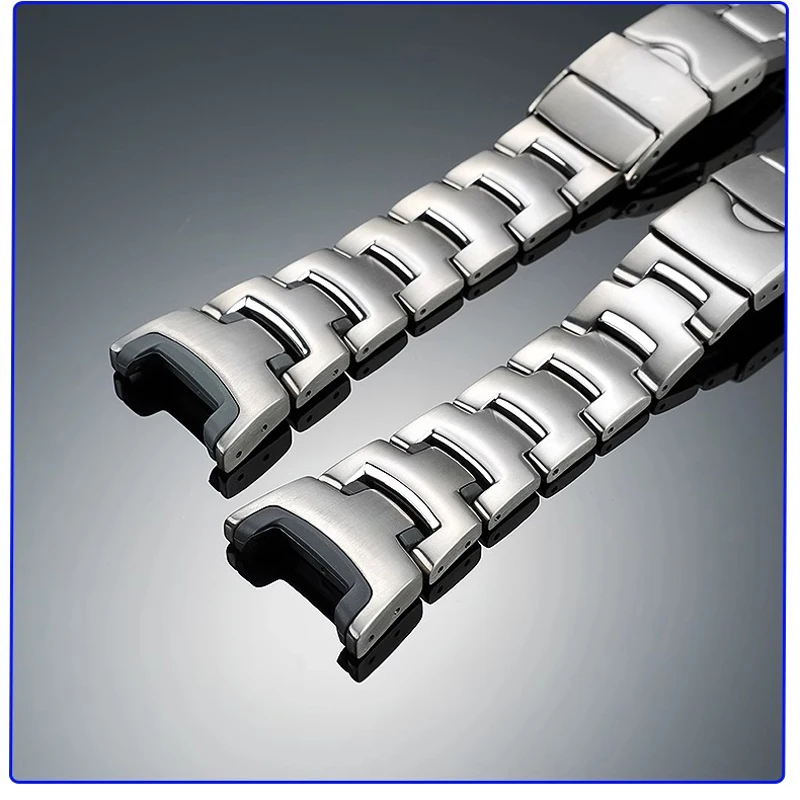 Für Casio PROTREK Uhr 3246 PRG-240/PRG-130Y/T 3135 PRW-1500 modifiziertes Titanlegierungs-Uhrenarmband Herren-Titanarmband