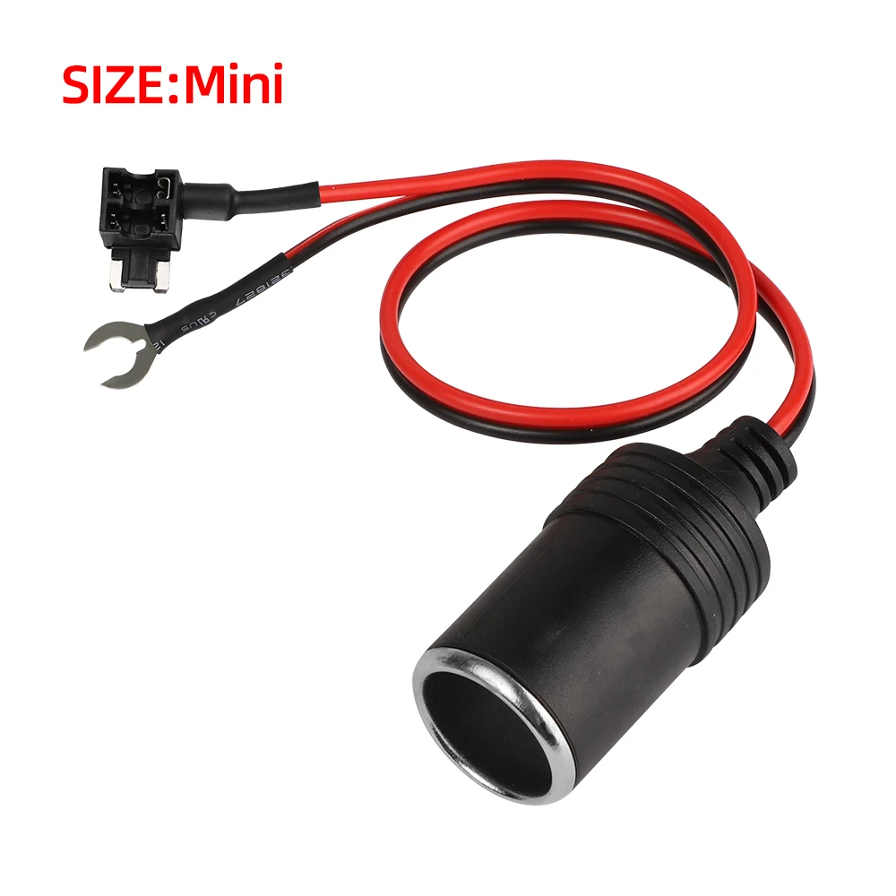 12 V 10 A/15 A/20 A/50 A Automontiertes Zigarettenanzünder-Ladegerät mit 30 cm Kabel, Buchse/Stecker, Stecker-Adapter, universell – Detail 16