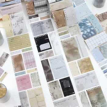 1 pçs/1 lote fitas adesivas decorativas fluxo da vida lixo diário diy papel japonês mascaramento scrapbooking adesivos