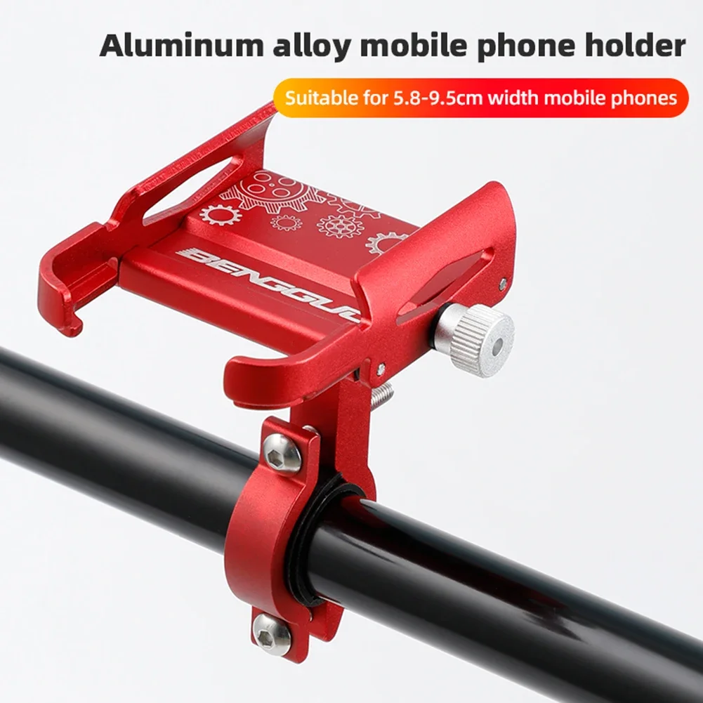 Bicycle Phone Holder 360° Rotation Aluminum Alloy MTB Bike Phone GPS Bracket Scooter Motorcycle Handlebar Mount Cell Phone Stand