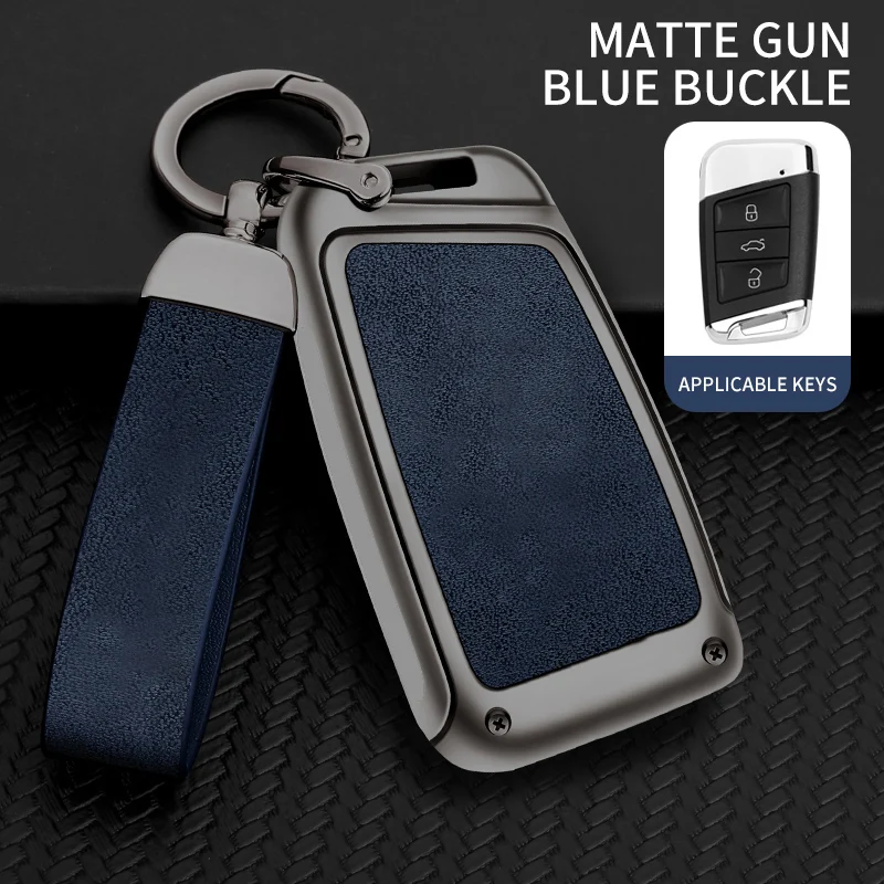 For VW Volkseagen Passat B8 Magotan for Skoda Superb A7 Kodiaq Seat Car Key Case Cover Bag Shell Fob Protector