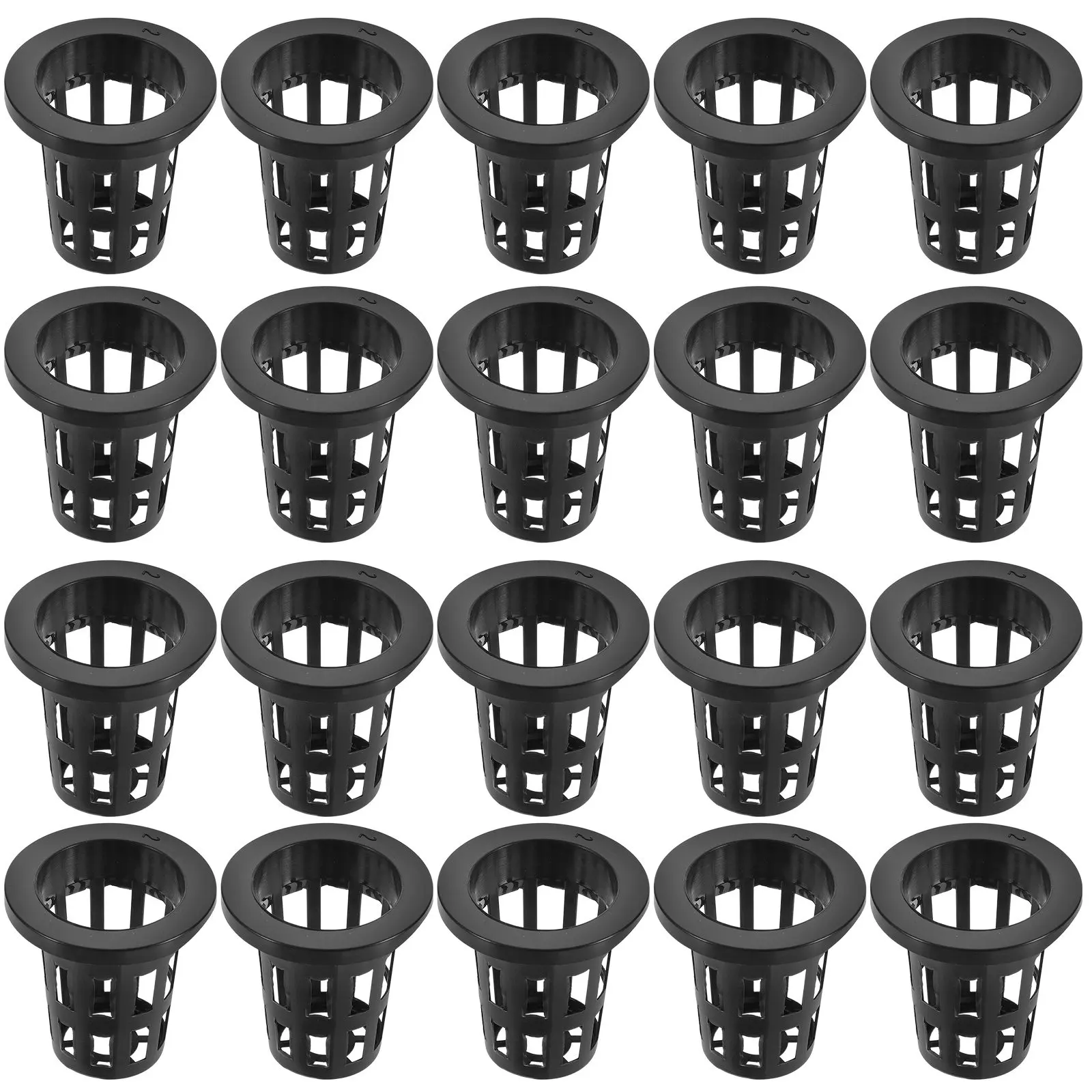 50Pcs Nursery Pots for Plants Hydroponic Planting Cups Mesh Baskets Garden Growing Containers Seedling Starter Garden Accessory