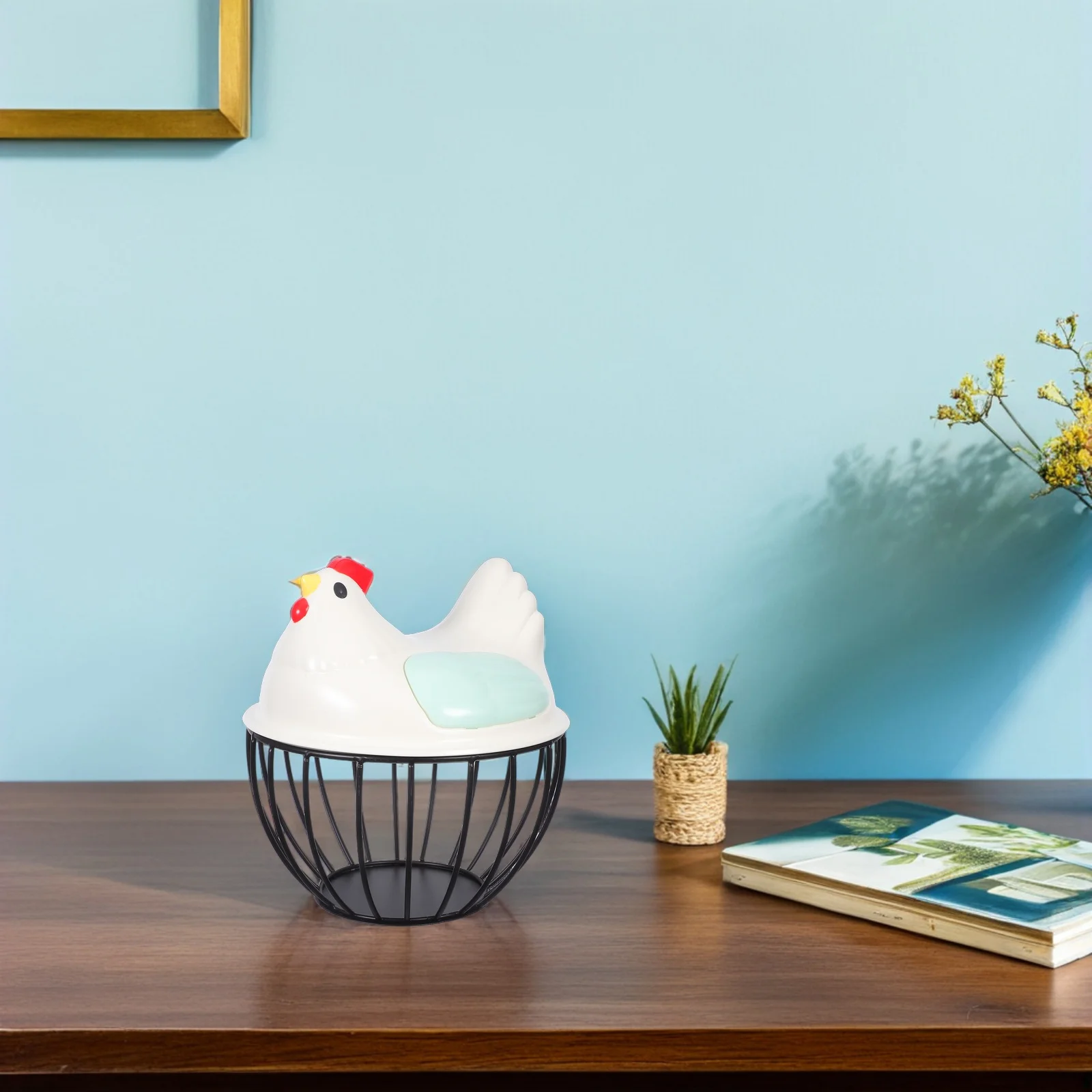 

Egg Storage Basket Chicken for Eggs Decorative Baskets Holder Countertop Gathering