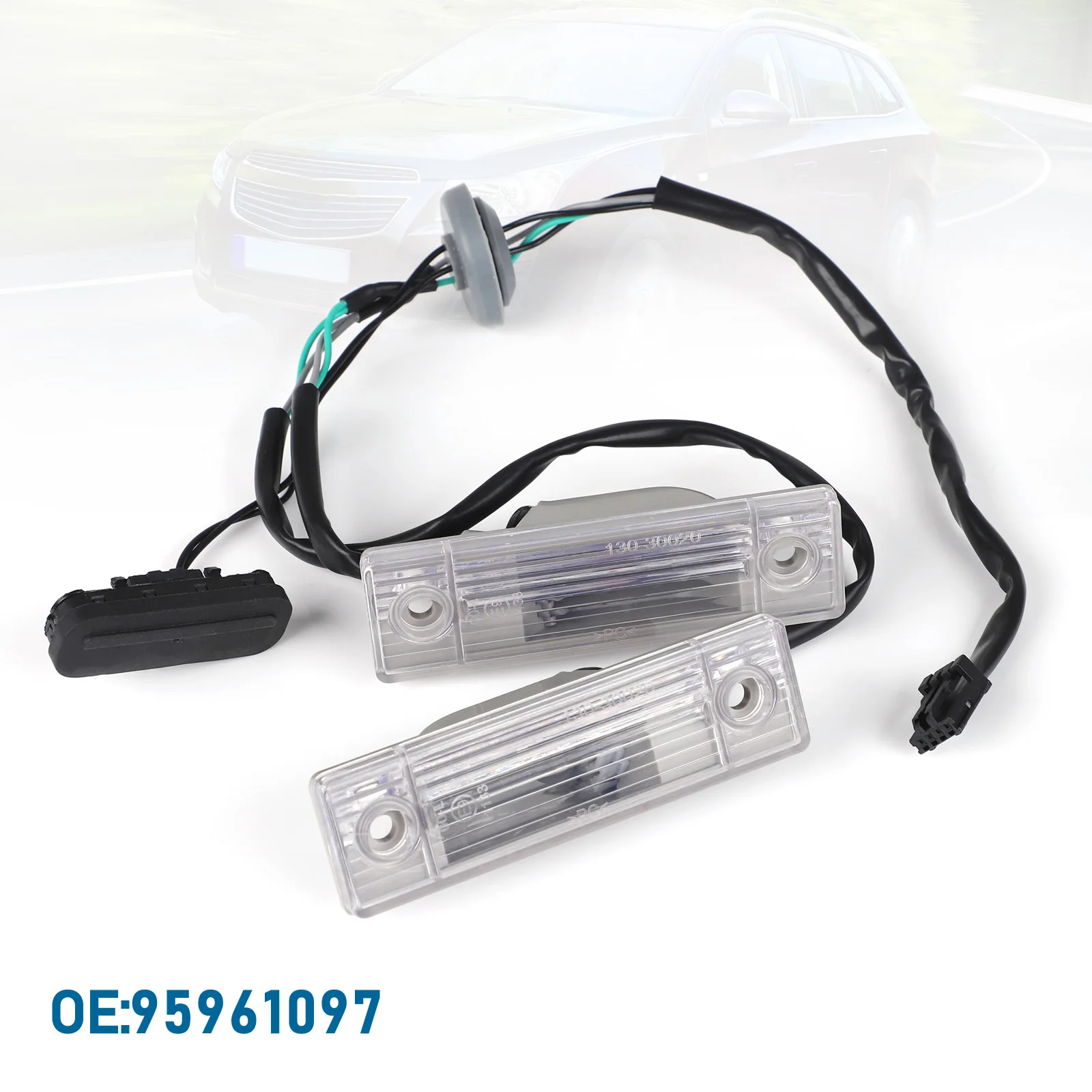 الخلفي الجذع الإصدار التبديل لوحة ترخيص ضوء المصباح التبديل زر الجمعية لشروليه Cruze2011-2014 أورلاندو 95961097 95107229 #1