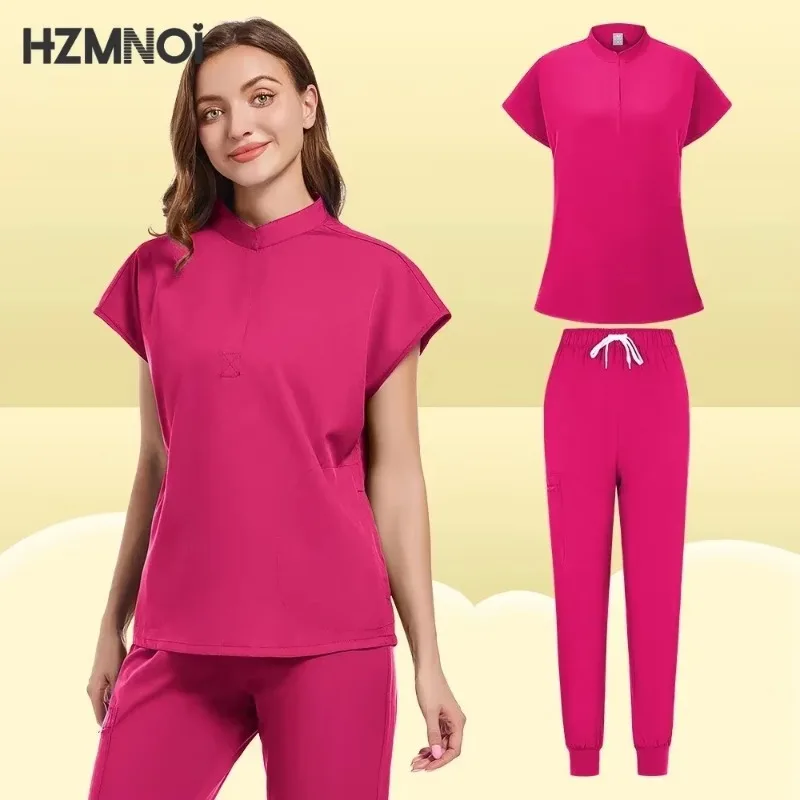 Uniformes de spa de beauté pour femmes, magasins de clinique pour animaux de compagnie, ensembles de vêtements de travail vétérinaires et dentaires, uniformes d'infirmière médicale unisexes de haute qualité