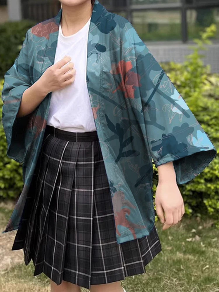 

Asian Traditional Clothing: Summer Resort Kimono Men's Women's Cardigan Haori Yukata - the perfect look for Japanese style