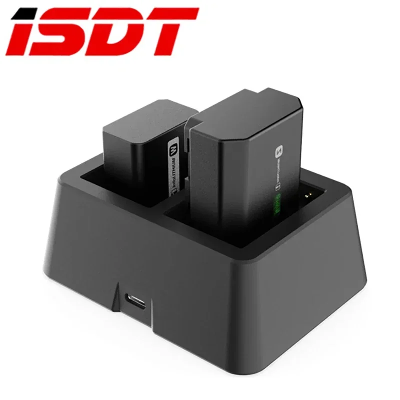 ISDT NP2 Air 25W Mix-Dual Channel Charger for SONY Digital Imaging Equipment NP-BX1 NP-FZ100 NP-FW50 Battery