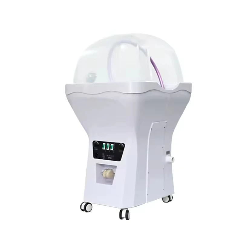 Hair Salon Split Multifunctional Fumigation Water Circulation Hair Massager LED Light Therapy Hair Care SPA Shampoo Bed