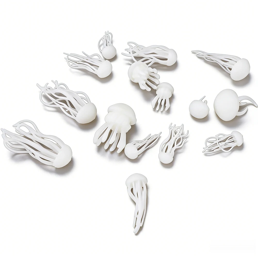 

MINI 3D Micro Jellyfish Landscape DIY Craft Handmade Resin Jewelry UV Epoxy Jewerly Filling Molds Figurines Decoration