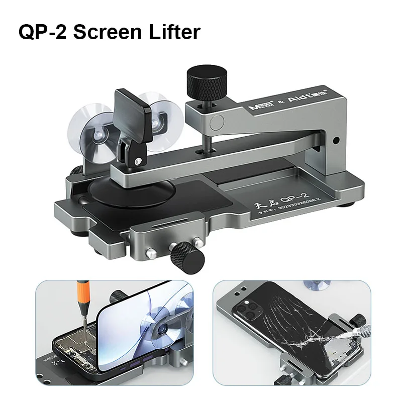 

MaAnt QP-2 Heating-free Screen Removal Fixture for Mobile Phone Multifunctional Corrosion Resistance Motherboard Repair Clamp