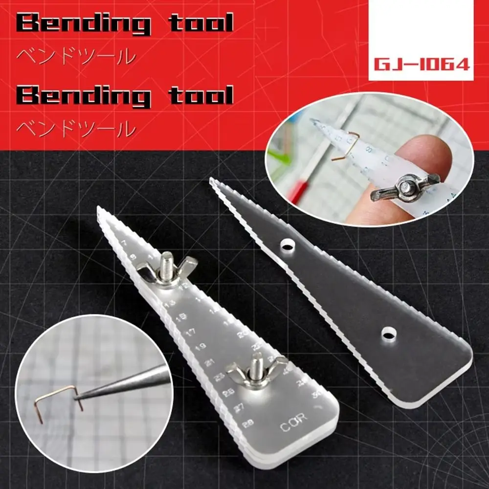 

Hand Held Wire Bending Device with Scale Metal Tube Bender Bending Machine Model Making Rod Copper Bender