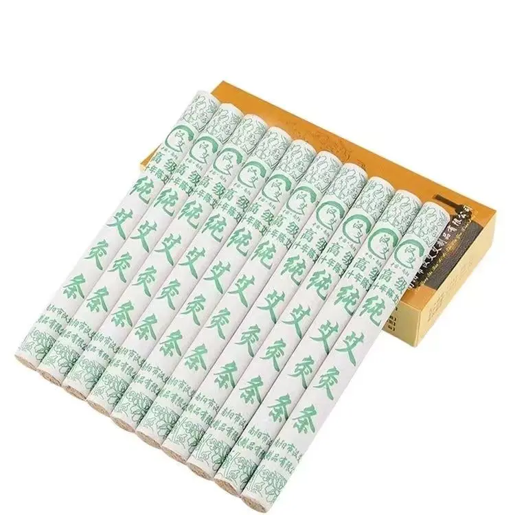 Genuine five green leaves moxibustion moxa roller wormwood senior pure moxibustion