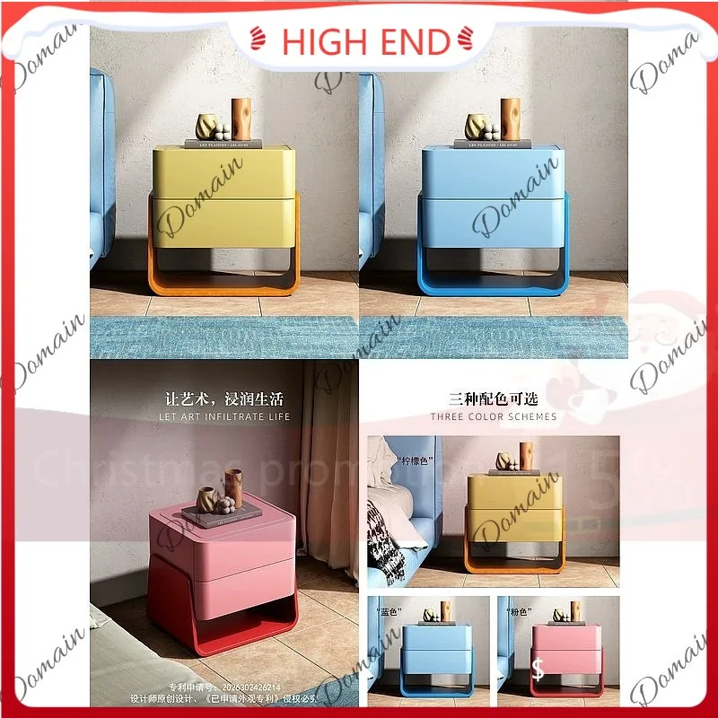SF Creative bedside table household bedroom design sense antique small storage cabinet new bedside table