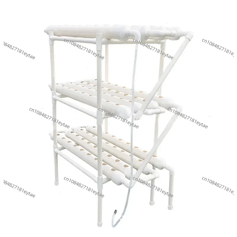 New 3 Layer 12 Tube Hydroponic Growing System Soilless Cultivation Rack for Balcony Vegetable Fruit