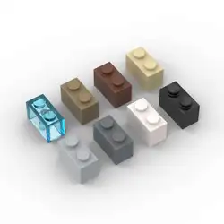 MOC 10PCS Puzzle Particle 3004 1x2 Building Blocks 3065 House Castle High-Tech Bricks Educational Toy Children Dropshipping Gift