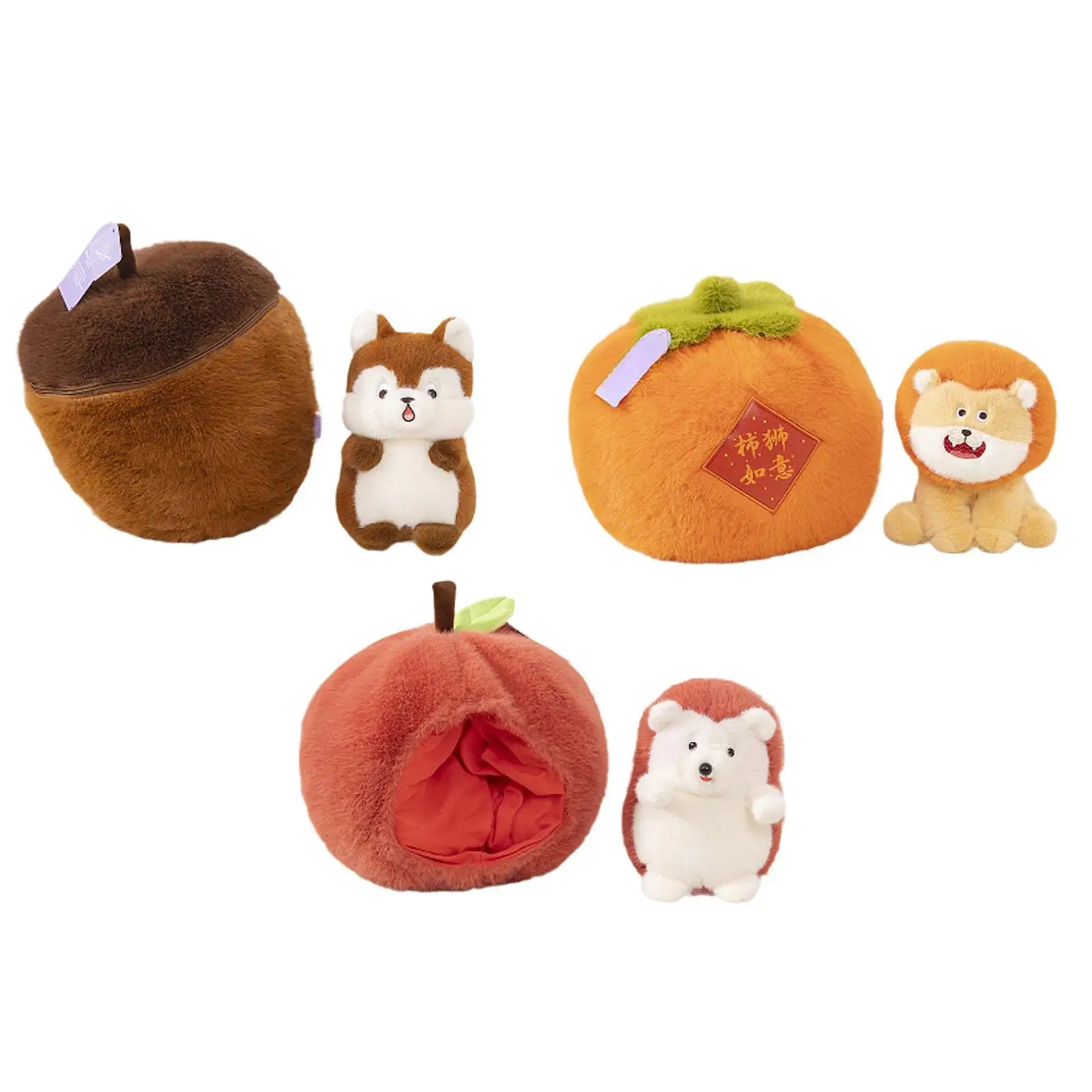 Stuffed Animal Toy Cute Stuffed Animal Plaything for Office Home Decoration