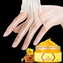 Magical Milk Honey Hand Mask Hand Wax Moisturizing Whitening Skin Care Exfoliating Calluses Hand Film Hands Care Cream 110g