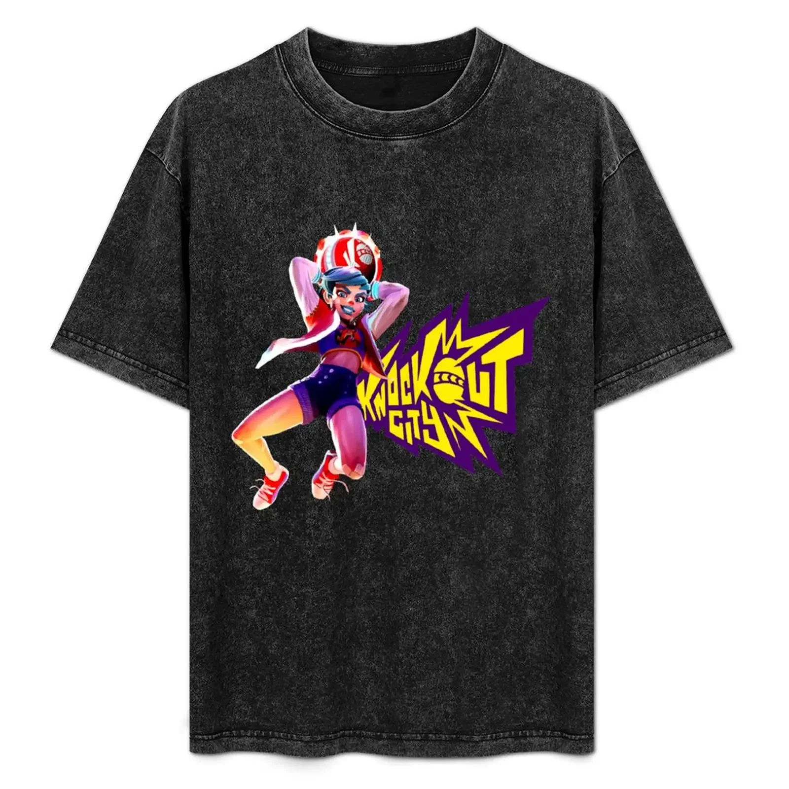 

Knockout City Essential T-Shirt Trendy Casual Short Sleeve Shirt