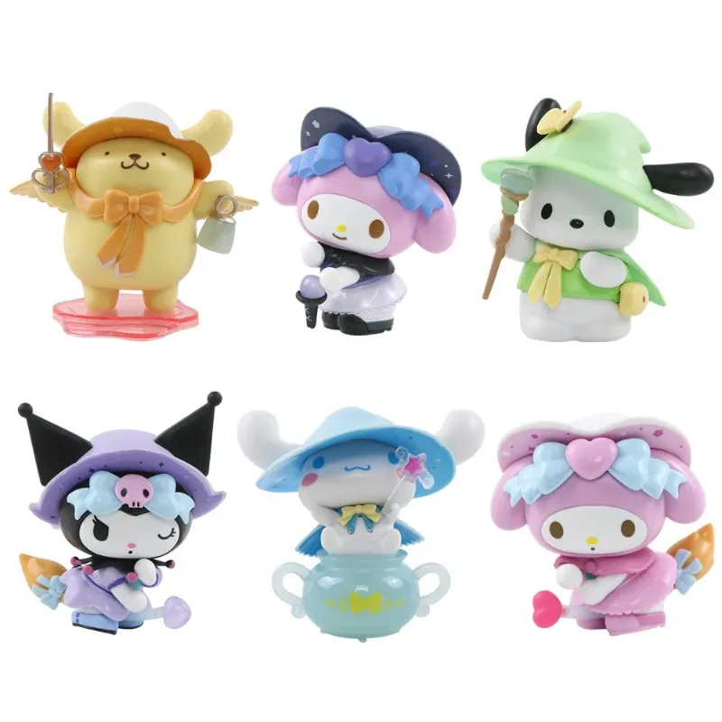 Sanrio Kuromi Melody Cinnamoroll Anime Cartoon Cute Trendy Handmade Doll Lovely Girl Children Birthday Christmas Gifts Toy