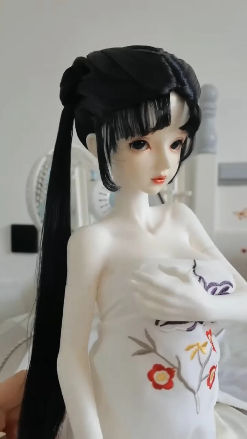 Blyth 1/6 1/4 1/3 BJD Wig Ancient Costume Hanfu Doll Accessories Fairy Hair Retro Wigs For BJD/SD YOSD MSD SD13 Girl Uncle C2032