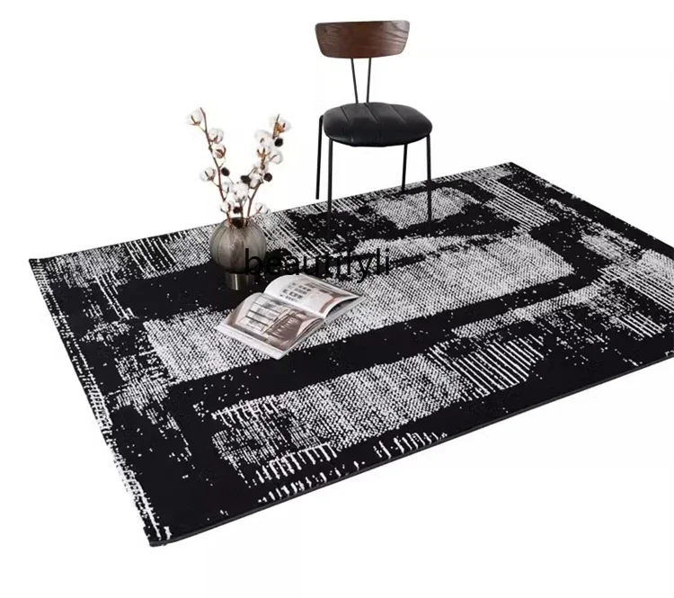 Italian simple living room carpet light luxury household sofa floor mat coffee table blanket bedroom bedside blanket