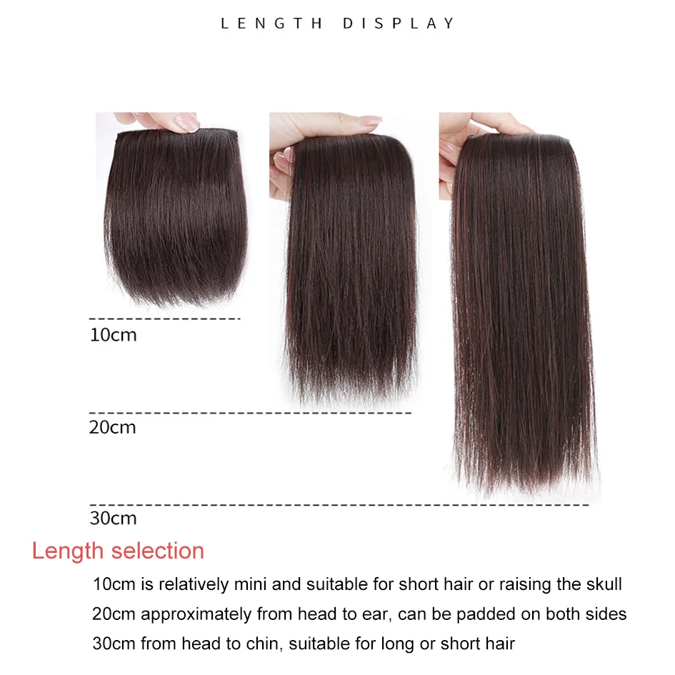 Synthetische 2 Stuks/set Van Pruikenpads, Hair Extensions, Opening En Bovenste Vervangende Stukken, Vervangend Artefact