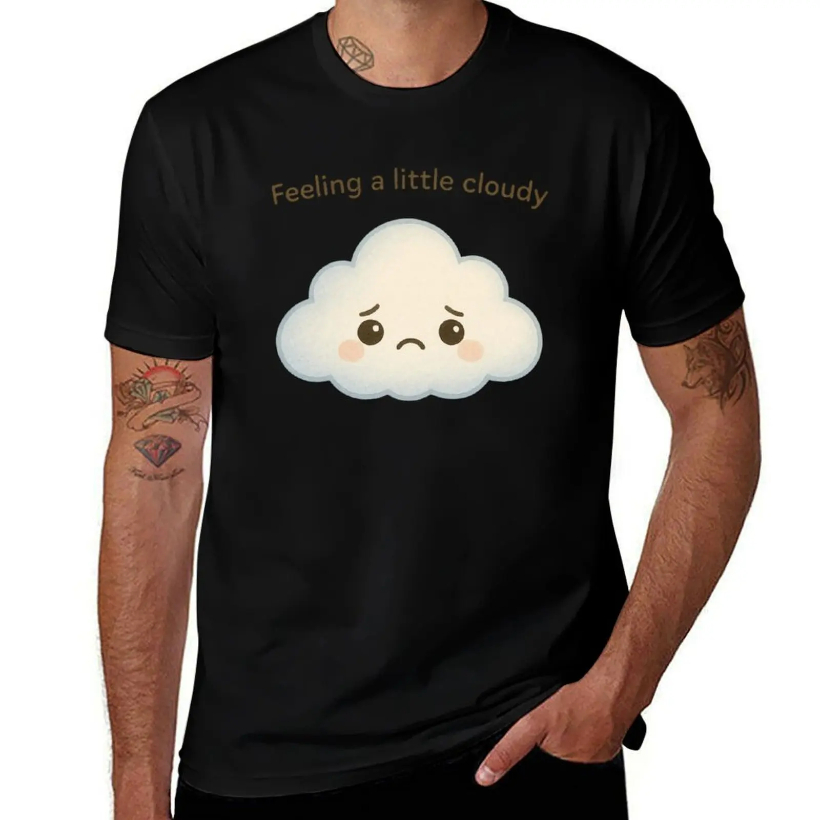 

Feeling a little cloudy – Cloud (Transparent) T-Shirt aesthetic clothes topping croswit shirt man t shirt for men