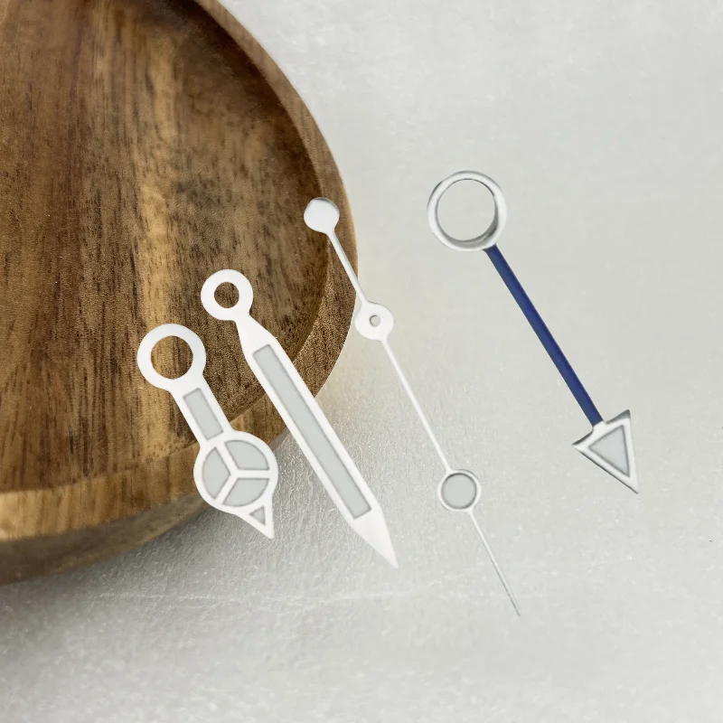 GMOGAR multifuncional NH34 movimiento automático para Seiko GMT verde luminoso reloj de buceo manecillas luminosas aguja accesorios de reloj