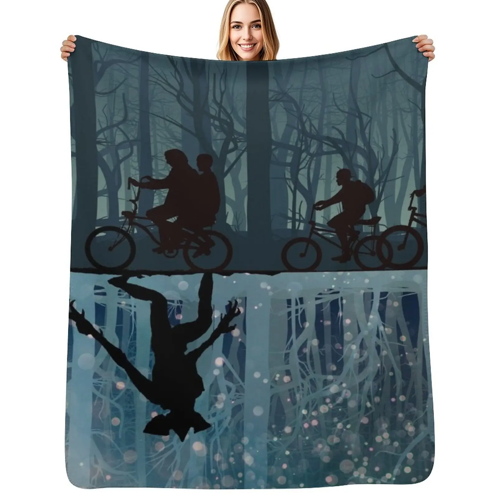 

Stranger Throw Blanket Cozy Warm Blanket for Bed Room Decor