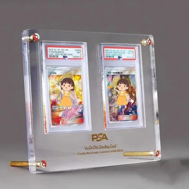 PTCG  Yu-Gi-Oh Pokemon Rating Card Brick Sports Trading Card High Transparent Thickened Acrylic Display Stand No Card