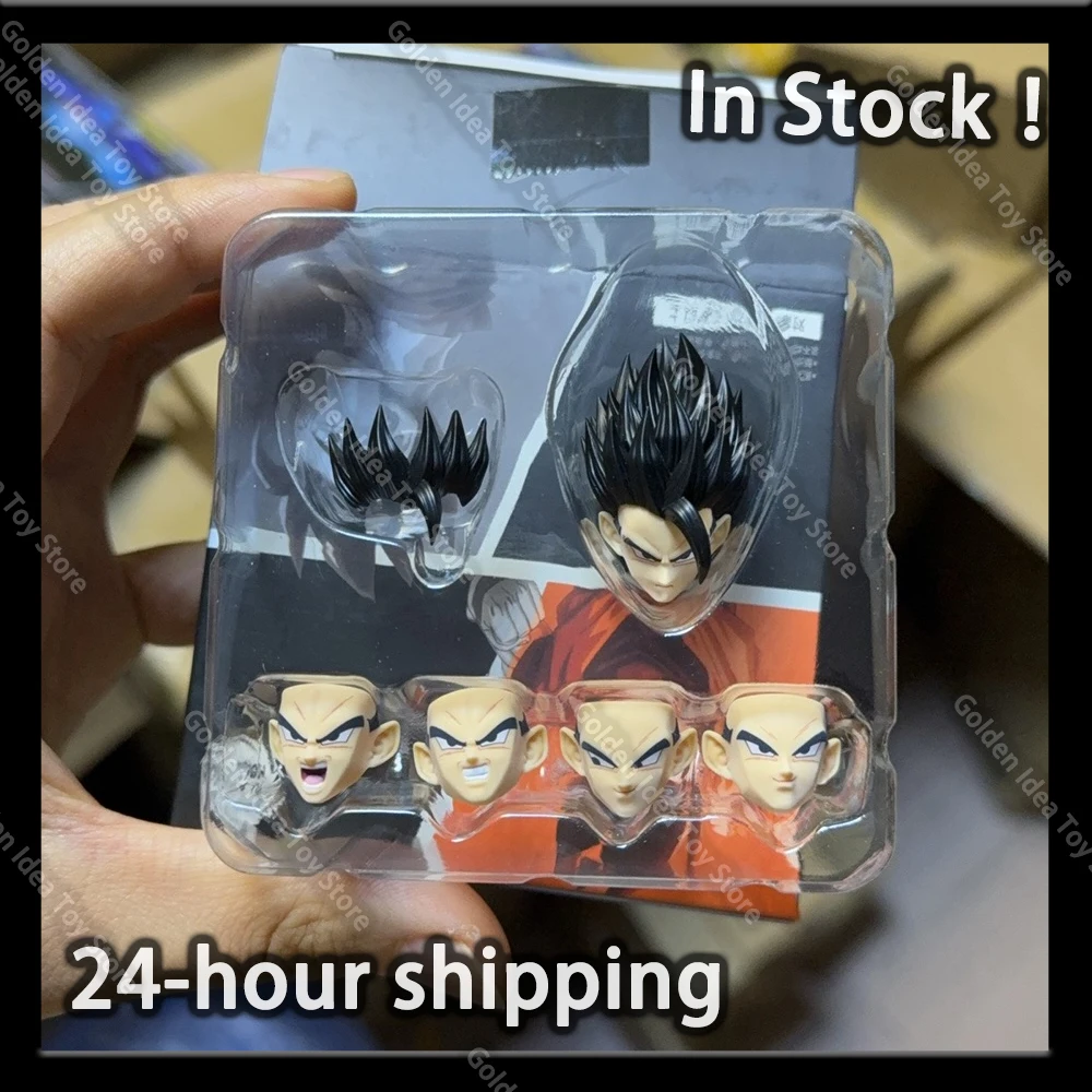 

In Stock Black Hole Son Gohan Head Accessories Action Figures Dragon Ball Z SHF Anime Model Toys Gifts